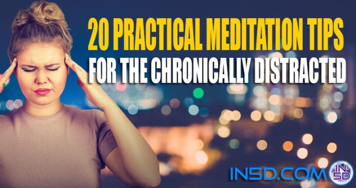 4 Techniques for Overcoming Distractions During Meditation